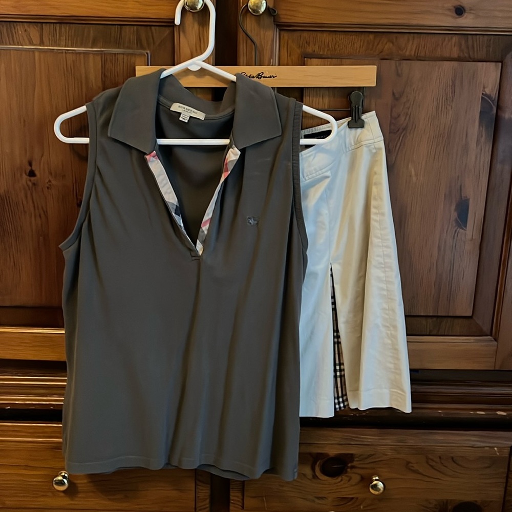 Golf shirt and skirt also available